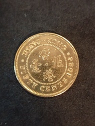 1980年香港五毫硬幣 （爆閃）