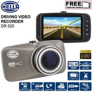 Hella dashcam DR520 Dashcam / Camcorder DVR Driving Video Recorder Car Camera 16 GB Micro SD include