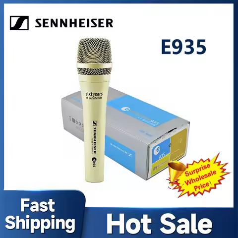 Sennheiser E935 60th Anniversary Gold Edition Cardioid Dynamic Vocal Microphone Professional Handhel