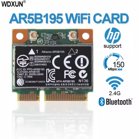 AR5B195 5B195 WiFi Bluetooth For HP 430 431 435 436 4530SCQ42CQ62 wireless network card AR5B195 5931