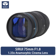 SIRUI 75มม. 1.33x F1.8เลนส์กล้องถ่ายรูปอสัณฐาน APS-C คู่มือเลนส์โฟกัส