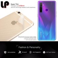 LP Carbon Back Skin Realme 5 Pro - Case Sticker Garskin Cover Bening