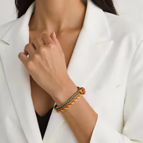 Handmade Braided Women String Bracelet Adjustable 4 Colors Unfading Friendship Braslet Tibetan Color