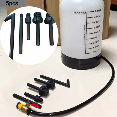 5Pc ATF Oil Filler Adapter Kit Auto Transmission Fluid Fill Tool For VW Audi 09G 01J DSG CVT Benz 72