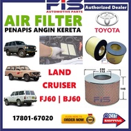 FIS Air Filter Toyota Land Cruiser BJ60V FJ60V A-1305 17801-60040 Penapis Angin Udara Kereta
