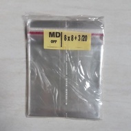 OPP Seal Plastic Size 8x8 100 Sheets OPP Plastic Glue Size 8 x 8