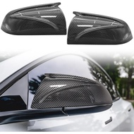 TOPUS Pair Side Mirror Cover Caps Replacement for Tesla Model 3 2018-2024 Ox Horn Style Car Exterior