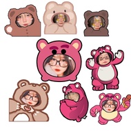 Optional Image Sticker - Lotso Strawberry Bear Laptop Phone Sticker