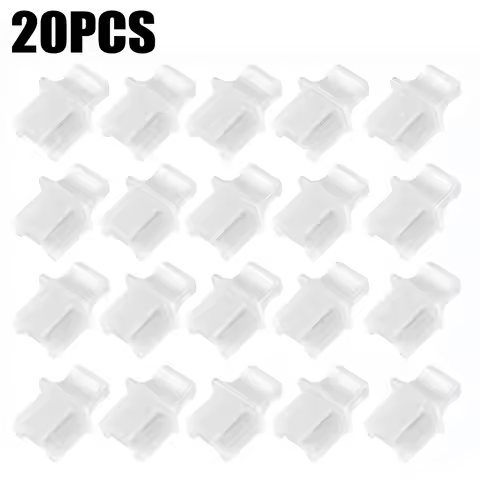 New Silicone RJ45 Dust Cap Durable Black Transparent RJ45 Connector Connector Cover