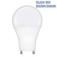 Mentol Lampu LED GU24 5000K Daylight 9W Bentuk A19 Mentol LED GU24 dengan Sistem Putar dan Kunci Tap