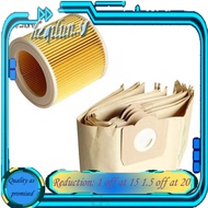 5X Dust Bag 1X Filter for KARCHER WD3 Premium WD 3,300 M WD 3,200 WD3.500 P 6,959-130 Vacuum Cleaner