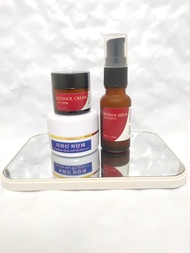 Paket Retinol Cream + Serum Retinol + Sunblok White Korea SPF 55++++