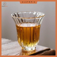 Rouge Heat Resistant Tea Cup Vertical Texture 50ml - INU145