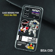 SC Case Xiaomi Poco M4 Pro Terbaru [ Fashion Case Astronot ]  Clear Case Bening Hp Poco M4 Pro - Softcase I Poco M4 Pro - Hardcase Poco M4 Pro - Silikon hp Poco M4 Pro- Kesing hp Poco M4 Pro - Bisa COD - Casemurah Aero case