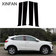 For Honda Vezel Hrv Xrv 2014-2019 Accessories Window Bc Pillar Sticker Glossy Trim Cover Anti-scratc