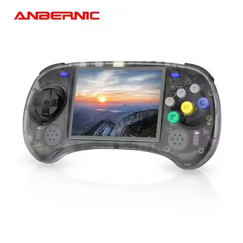 ANBERNIC RG ARC Single OS Wholesale MD SS Game Console Handheld Game Player 4.0 Inch IPS Screen Supp