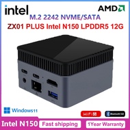 SZBOX ZX01 Alder Lake N150 MINI PC DDR5 12GB 500GB SSD WIFI5 BT4.2 Dual Lan 1000M Windows 11