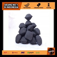 Arang Briket Brongkol Bulat Batubara Batok Kelapa BBQ Barbekyu Ekspor
