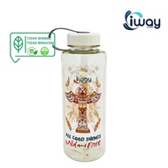 EPLAS x IWAY Tritan Drinking Bottle With Handle (1000ML) Water Bottle, BPA Free, IGE-1000BPA