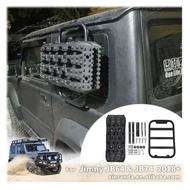 Escape board Self Rescue Mud Anti Skiding Plate Rear Window Brackets Ladder For Suzuki Jimny JB64 Si