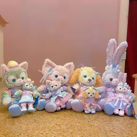 Disney 2024 Mid-Autumn Festival Limited Edition: Stellalou and Linabell Plush Toys, Keychain Charms,