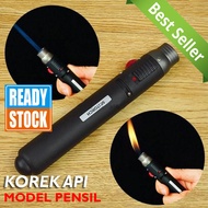 X503 Pensil Jet Api Gas Butana 1800 Derajat Outdoor Camping Adventure Tool Matches Pena Pemantik Api