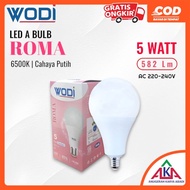 CAHAYA WODI ROMA LED A Bulb AC 5W Cool Daylight CDL White Light E27 SNI