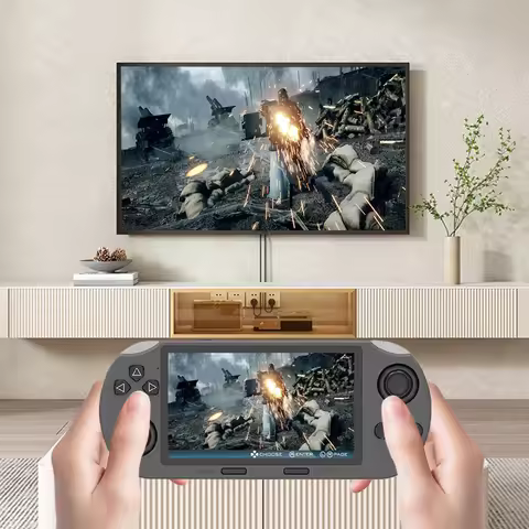 Retro Gaming Console 4.5 Inch IPS Screen Retro Handheld Video Game Console Game Player for Kids & Ad