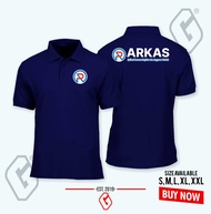 polo shirt arkas / baju kerah aplikasi rencana kegiatan dan anggaran sekolah