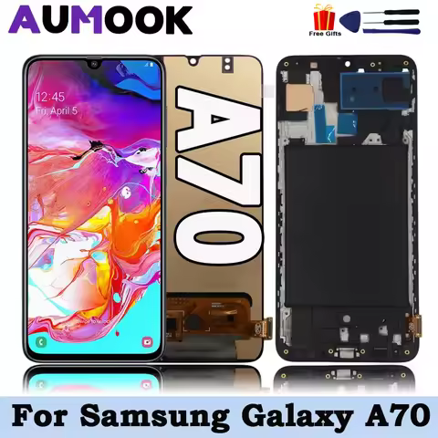 Super AMOLED for Samsung Galaxy A70 LCD Display A705 A705F For Samsung A70 SM-A705FN/DS A705FN Touch