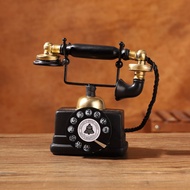 Retro American Telephone Decoration Bar Shooting Props Nostalgic Telephone Model Home Living Room Wi
