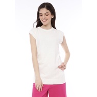 Mobile Power Ladies Sleeveless Knitting Shirt - Broken White AG301