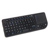 Rii® mini X1 Handheld 2.4G Wireless Keyboard Touchpad Mouse for PC Notebook Smart TV Black