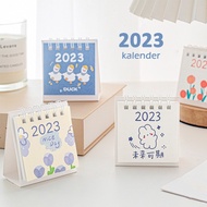 2023 Year Cute Cartoon Rabbit Mini Portable Small Desk Calendar Book Calendar-cakivskl6z