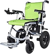 Fashionable Simplicity Lightweight Electric Wheelchair Foldable Power Compact Mobility Aid Wheel Chair With 360° Joystick Suitable For Elderly And Disabled