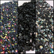 Hotfix Rhinestones DMC AB DMC Rainbow DMC Black Jet