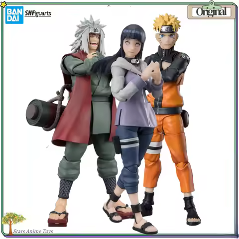 BANDAI SPIRITS S.H.Figuarts NARUTO Shippuden Naruto Uzumaki/Jiraiya/Hyuuga Hinata Animation Manual
