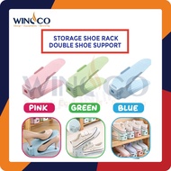 Winoco Storage shoe rack double shoe support | Sokongan rak kasut berganda