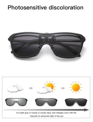 Polarized Clip On Sunglasses Men Photochromic Car Driver Goggles Night Vision Glasses Anti Glare Vintage Square Glasses Oculos