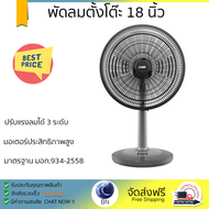 พัดลมตั้งโต๊ะ 18 นิ้ว MITSUBISHI D18A-GB CY-BL สีฟ้า ลมแรงทั่วบริเวณ ปรับส่ายซ้าย-ขวาได้ตามต้องการ ไ