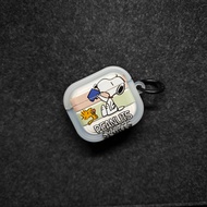 Snoopy Airpods Pro3 Case Airpods 4 Pro2 Shockproof White TPU Cartoon Earphone Cover For Apple AirPod