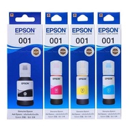 Mực máy in Epson L4150 / L4160 / L6160 / L6170 / L6190 Mực Epson 001 Đen Xanh Vàng Đỏ Chính hãng.