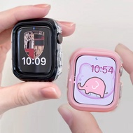 Bright-coloured Case Compatible For A-pple Watch Case Sports i Watch Case Series11 10 987654,SE,Ultr