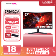 KOORUI 27E6QCA VA QHD Curved R1500 Monitor 144Hz // 27E1QA (Powered by HKC) VA QHD Planar 144Hz // 2