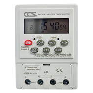 นาฬิกาตั้งเวลา เปิด-ปิด อัตโนมัติ แบบ24ชม. Timer Switch รุ่น TC316 ขนาด 220V 63A แบรนด์ CCS