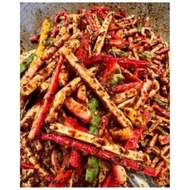 Concrete Seblak Crackers, Spicy Ja'at Crackers, Lime Leaves, Ja'at Crackers 200g