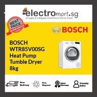 MEGASALES! BOSCH WTR85V00SG Series 4 Heat Pump Tumble Dryer (8KG) (Energy Efficiency 5 Ticks) - 2 YEARS AGENT WARRANTY