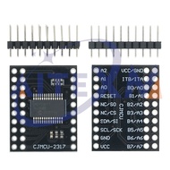 MCP23017 Black I2C Interface 16bit I/O Extension Module Pin Board IIC to GIPO Converter 25mA1 Drive 