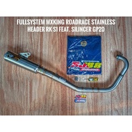 KNALPOT SJ88 FULLSYSTEM MX KING RK S1