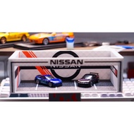 Diorama garage nissan car model